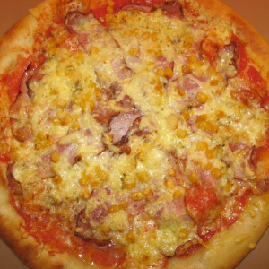 ofenfrische Pizzas