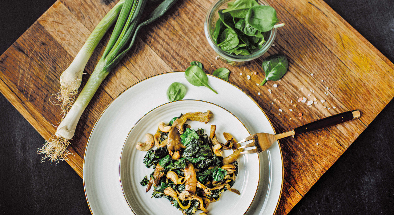 Schnelles Spinatcurry