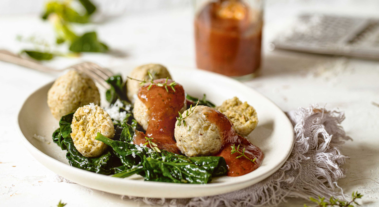 Grünkernknödel