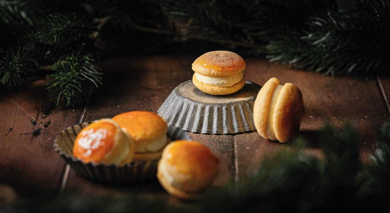 Crème brûlèe Whoopies