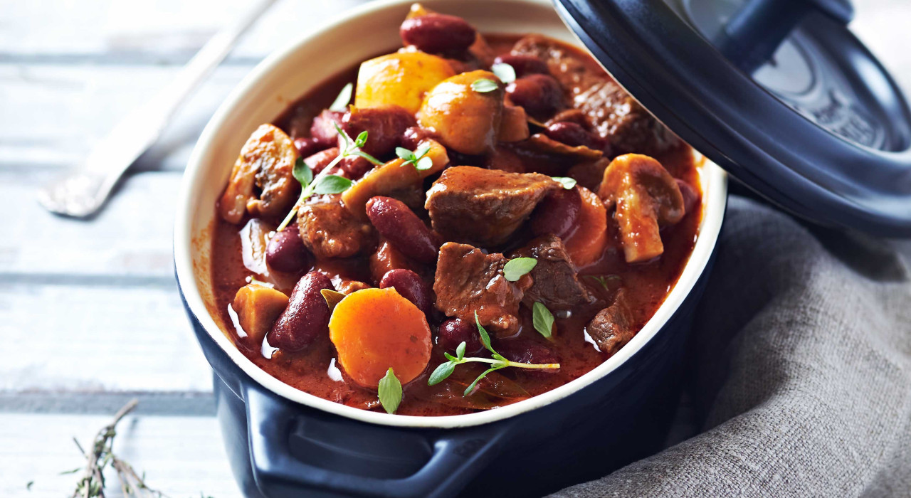 Winterlicher Rindfleischeintopf