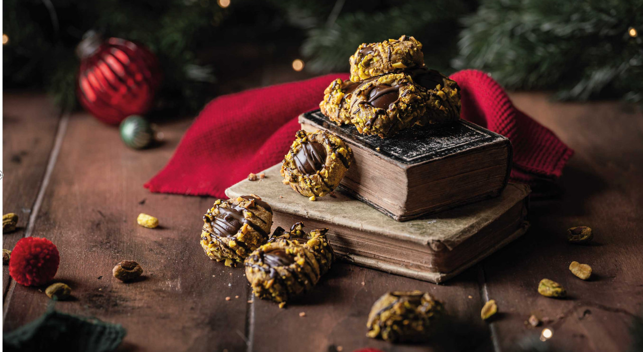 Schoko-Pistazien Engelsaugen