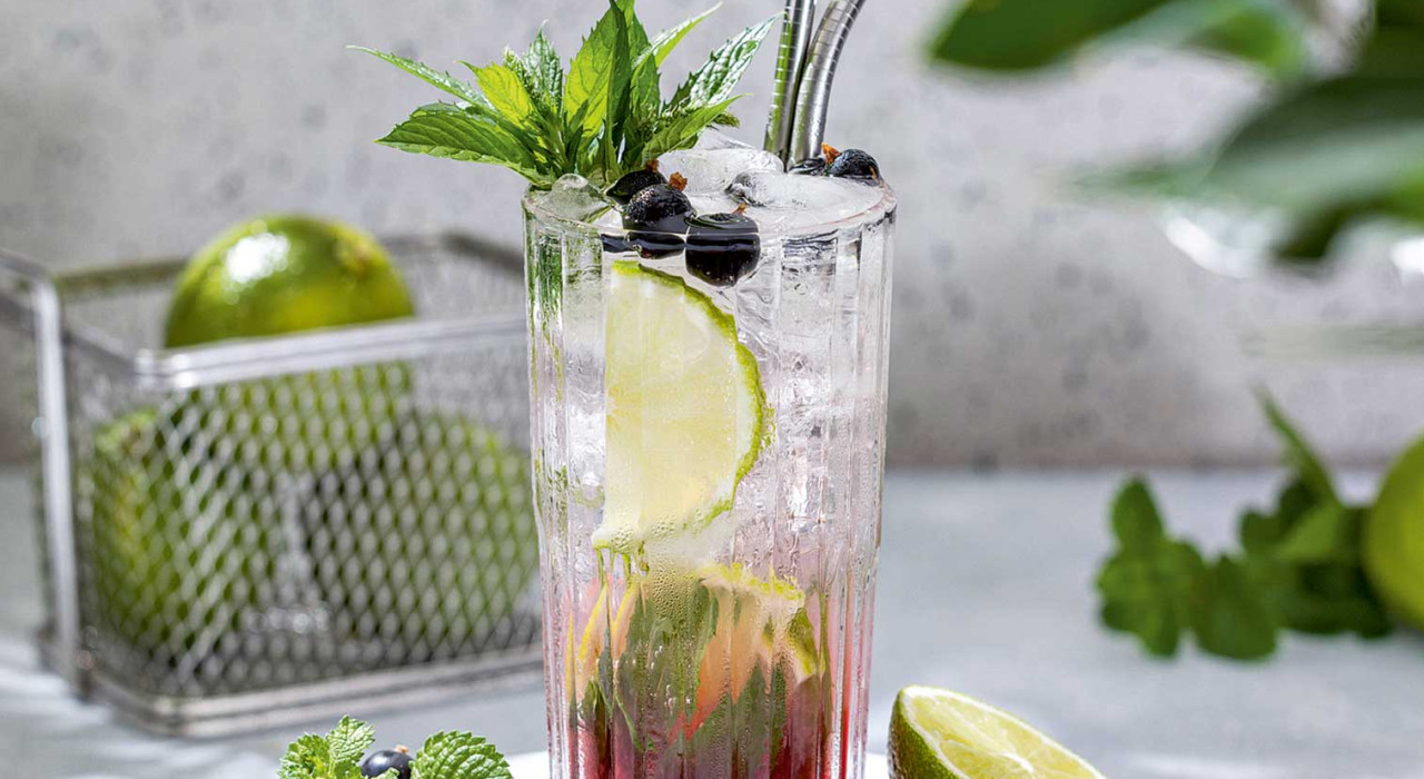 Ribisel-Minz-Drink