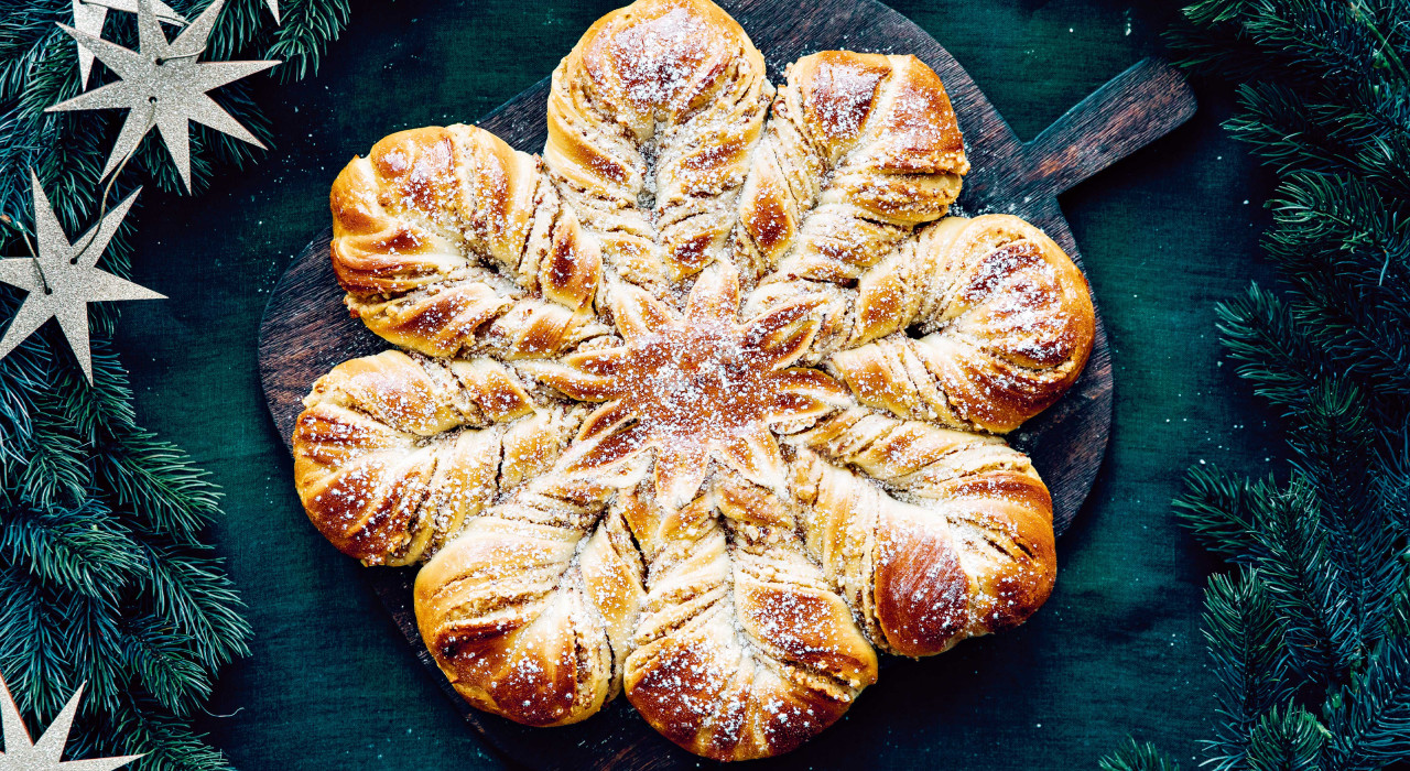 Hefestern mit Gebrannter-Mandel-Füllung