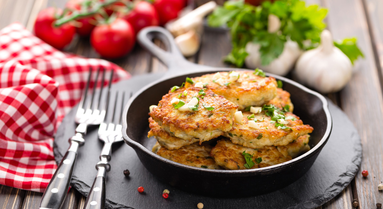 Kürbis-Erdäpfel -Puffer