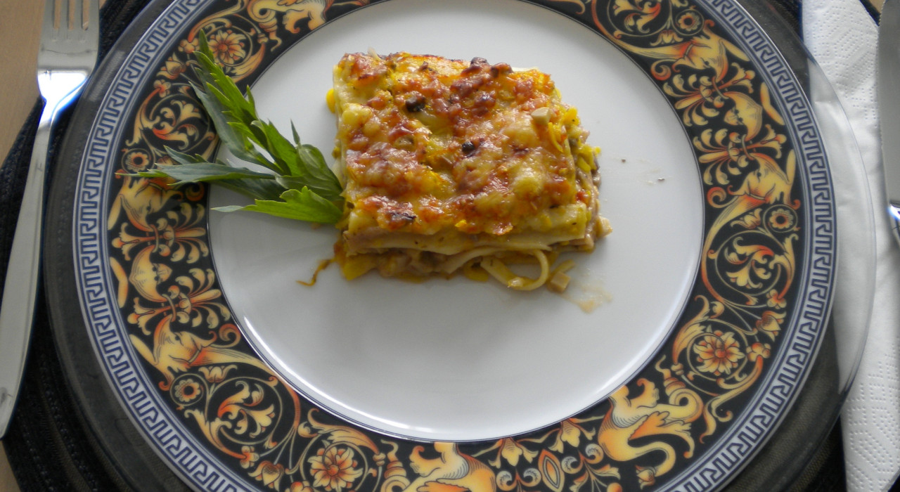 Zucchini-Lasagne,  vegetarisch