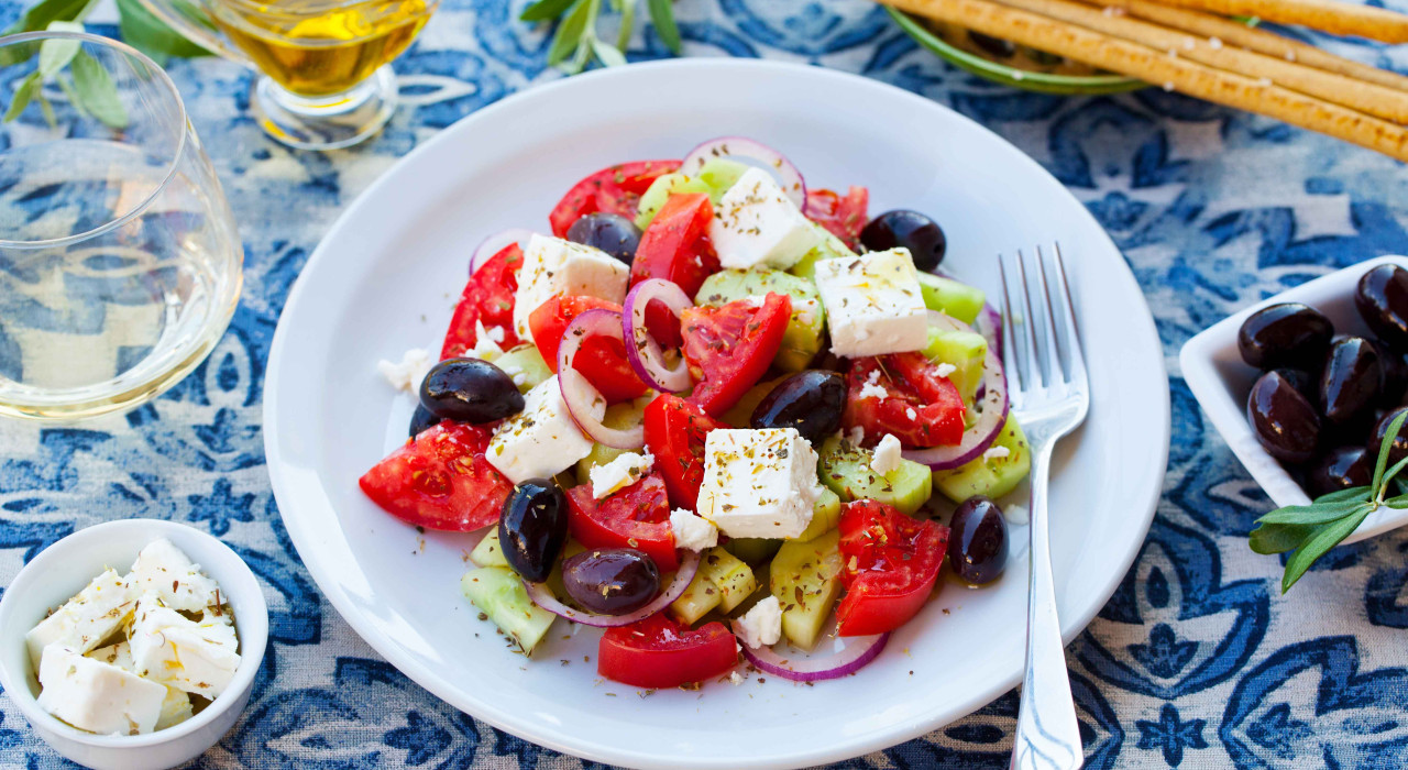 Mediterraner Sommersalat