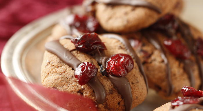 Schoko Cranberry-Cookies