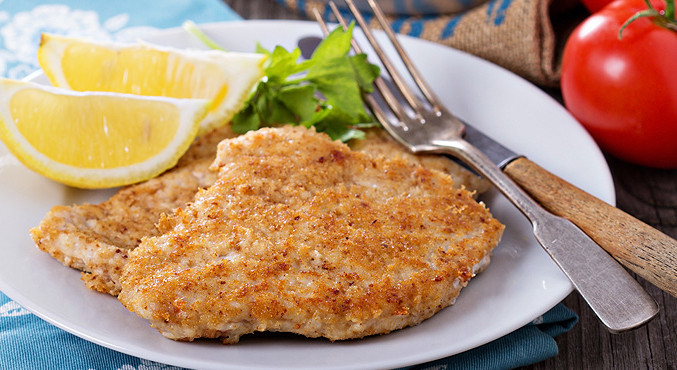 Gebackenes Schnitzel