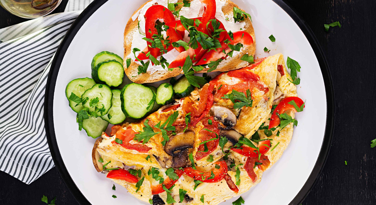 Eiweiß-Omelette