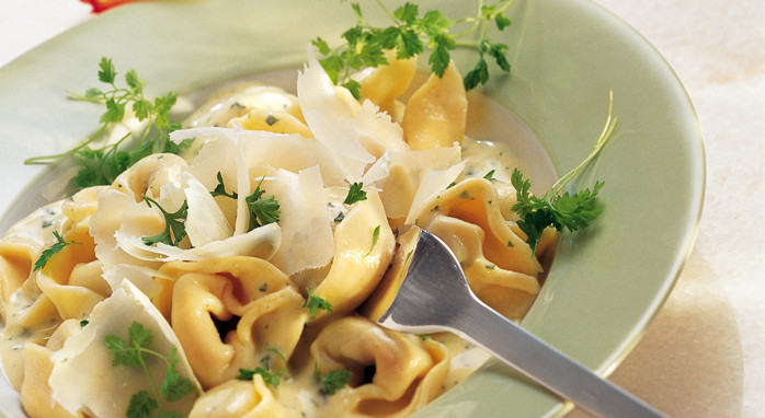 Tortellini in Oberssauce