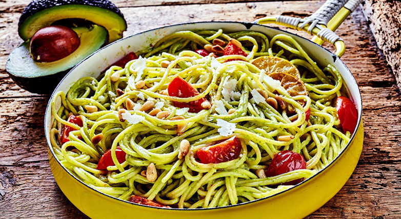 Spaghetti à la Guacamole