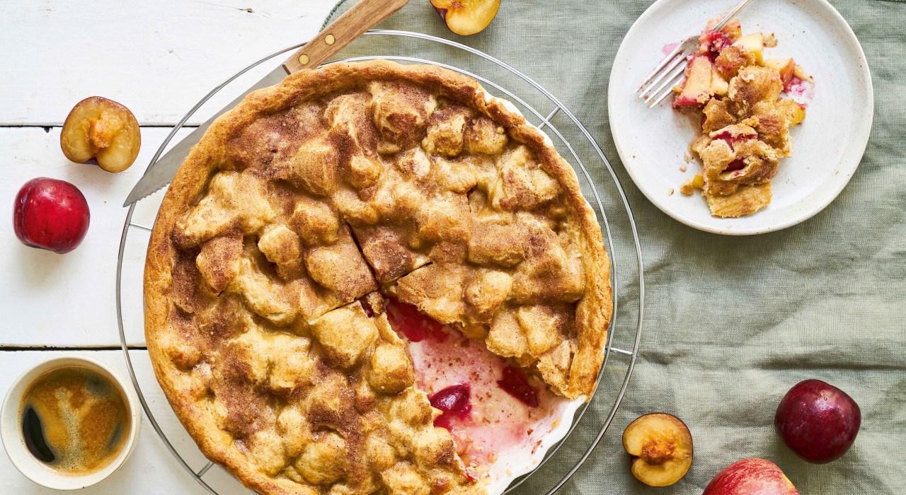 Apfel-Zwetschken-Kuchen