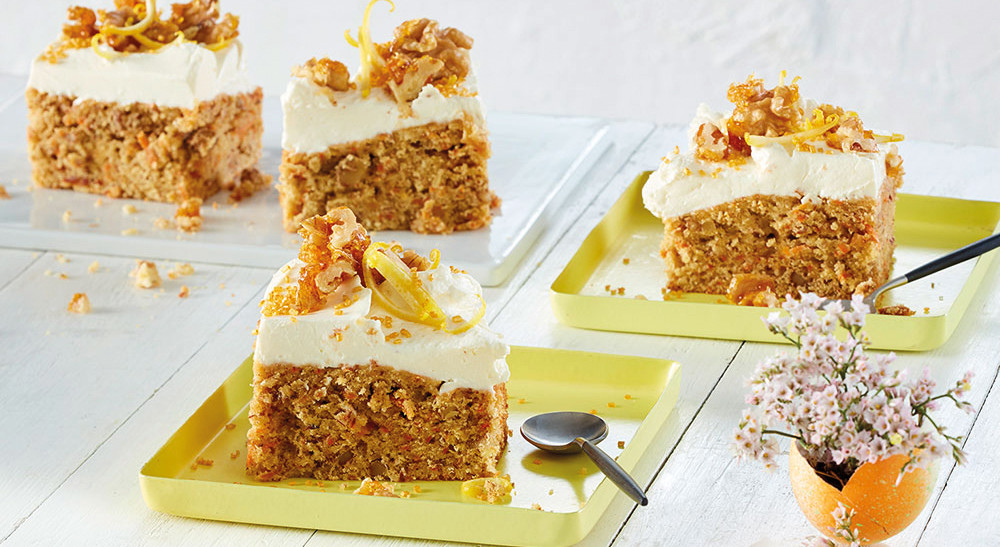 Karottenkuchen mit Philadelphia Frischkäse-Frosting