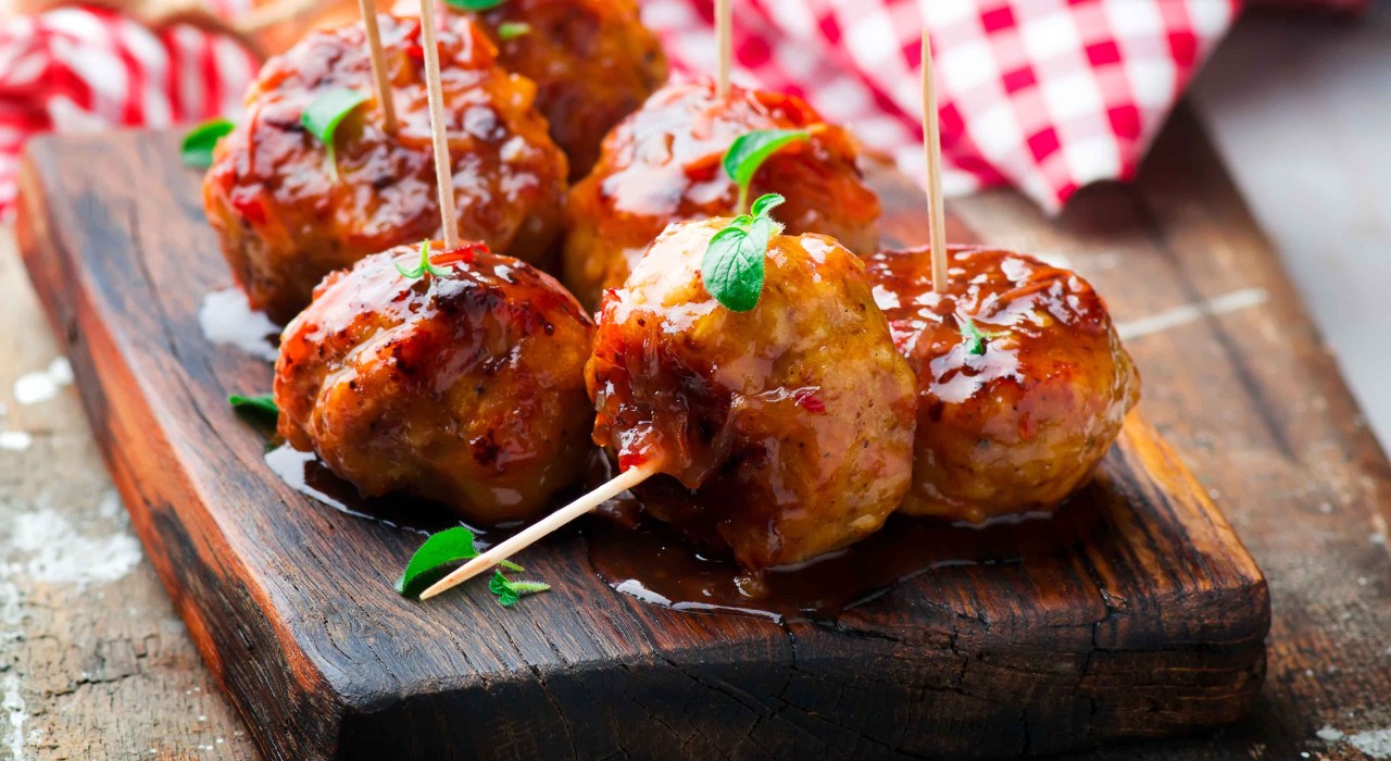 Barbecue- Fleischbällchen