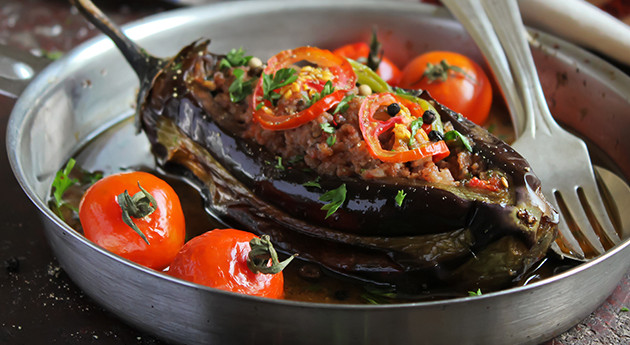 Gefüllte Melanzani www.nahundfrisch.at