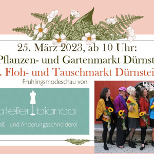 25. März 2023: Frühlingsmodeschau des Atelier Bianca und Doris farbenfrohe Mode
