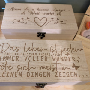 Handgemachte Geschenkartikel