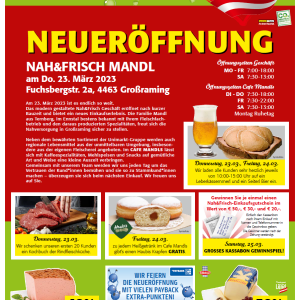 Unser Eröffnungsflugblatt 23.03.-28.03.2023