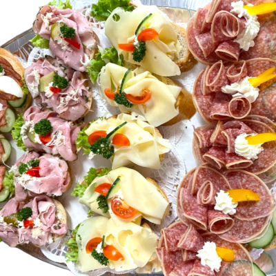 Individuelle Platten und Brötchen für jeden Anlass