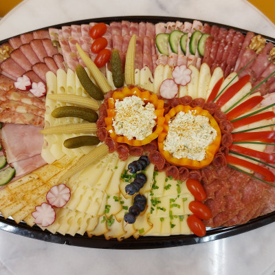 Wurst-Käseplatte