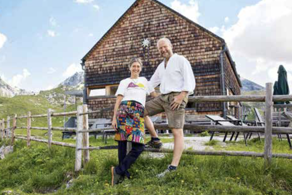 Die Hüttenwirtin und der Weitwanderer