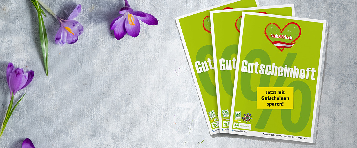 Mit dem Gutscheinheft jetzt sparen!
