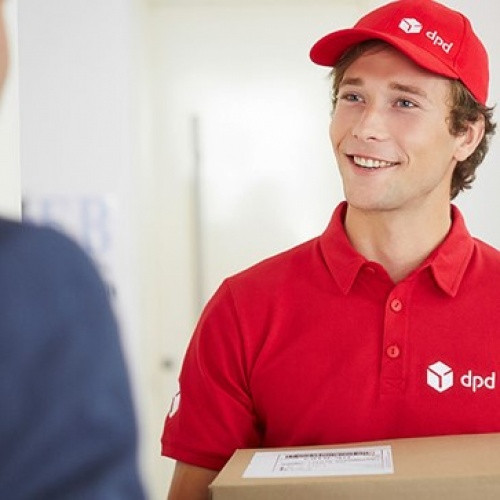 Abbildung: DPD Paket Annahme und Versand