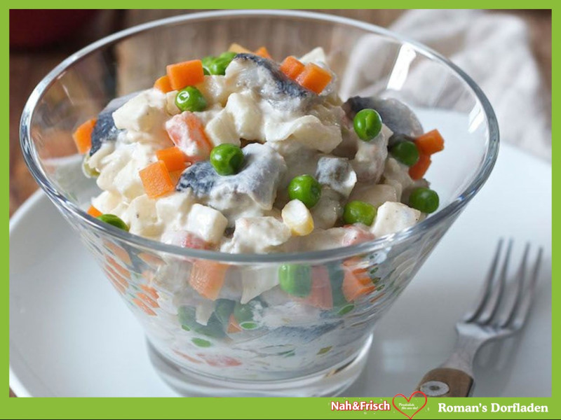 Abbildung: Hausgemachter Heringssalat