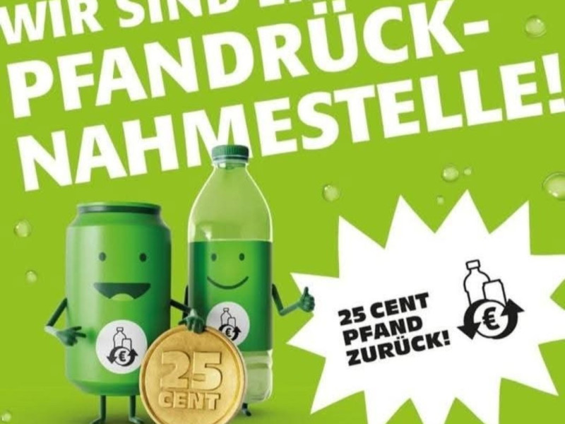 Abbildung: Pfandrücknahmestelle