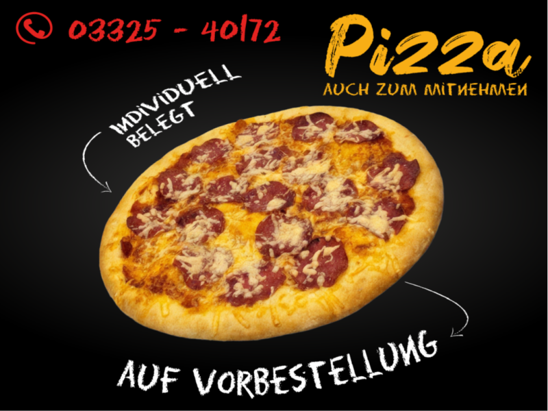 Abbildung: Ofenfrische PIZZA